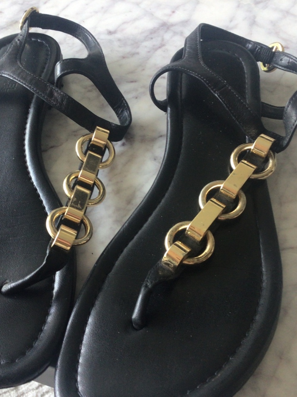 Michael kors leather sandal size 8